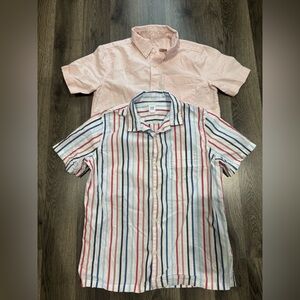 Striped and Solid Kids Shirts Set